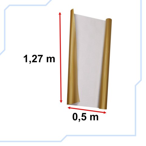 Folia odcinek carbon 3D złota 1,27x0,5m Folia odcinek carbon 3D złota 1,27x0,5m