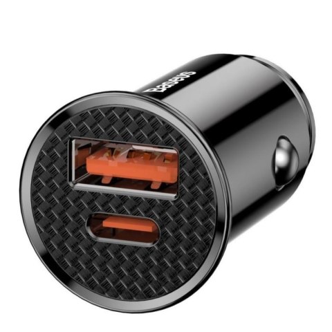 Ładowarka samochodowa Baseus CCALL-YS01 30W szybka z gniazdem USB QC4.0+ oraz USB-C PD 3.0 Ładowarka samochodowa Baseus CCALL-YS01 30W szybka z gniazdem USB QC4.0+ oraz USB-C PD 3.0
