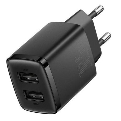 Ładowarka sieciowa Baseus Compact CCXJ010201 z 2 gniazdami USB 10.5W Ładowarka sieciowa Baseus Compact CCXJ010201 z 2 gniazdami USB 10.5W