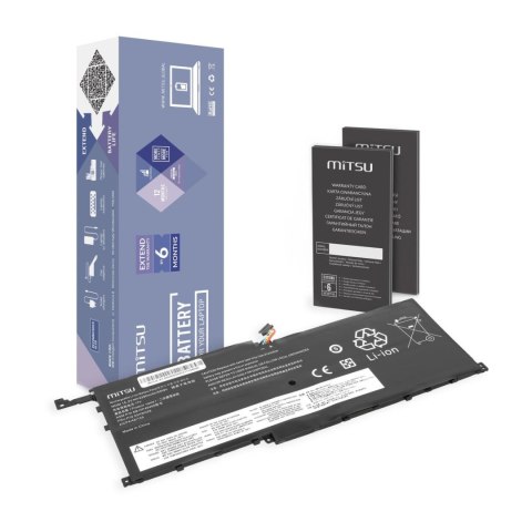 Bateria Mitsu do notebooka Lenovo ThinkPad X1 Carbon 4th (15.2V) (3290 mAh) Bateria Mitsu do notebooka Lenovo ThinkPad X1 Carbon 4th (15.2V) (3290 mAh)