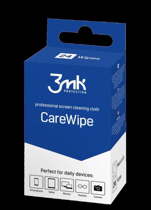 Chusteczki czyszczące - 3mk CareWipe Chusteczki czyszczące - 3mk CareWipe