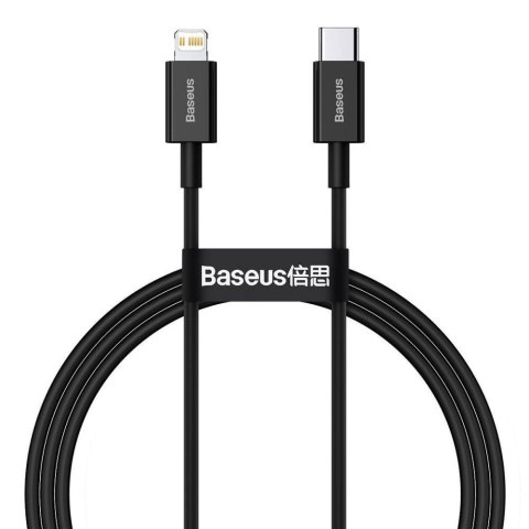 Kabel przewód USB-C / Typ-C - Lightning / iPhone 100cm Baseus CATLYS-A01 z obsługą szybkiego ładowania 20W PD Kabel przewód USB-C / Typ-C - Lightning / iPhone 100cm Baseus CATLYS-A01 z obsługą szybkiego ładowania 20W PD