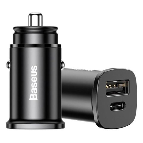 Ładowarka samochodowa Baseus PPS BS-C15C CCALL-AS01 30W z gniazdem USB QC4.0+ oraz USB-C PD 3.0 Ładowarka samochodowa Baseus PPS BS-C15C CCALL-AS01 30W z gniazdem USB QC4.0+ oraz USB-C PD 3.0