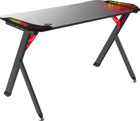 BIURKO DEFENDER SPIRIT RGB CZARNE GAMING BIURKO DEFENDER SPIRIT RGB CZARNE GAMING