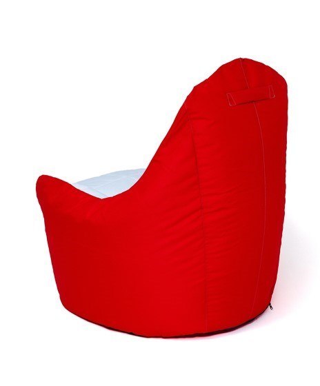 Pufa worek sako BOSS czerwony-biały XXL 140x90 Pufa worek sako BOSS czerwony-biały XXL 140x90
