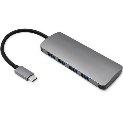 Adapter USB 3.1 Typ C męski/4 x USB 3.0 żeński | DC żeński Adapter USB 3.1 Typ C męski/4 x USB 3.0 żeński | DC żeński