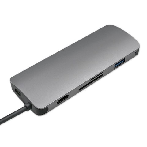 AdapterUSB 3.1 C męski / HDMI żeńskie | USB 3.0 żeńskie | RJ-45 żeńskie | SD | MICRO SD | PD AdapterUSB 3.1 C męski / HDMI żeńskie | USB 3.0 żeńskie | RJ-45 żeńskie | SD | MICRO SD | PD