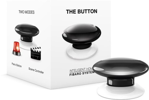 FIBARO The Button | FGPB-101-2 ZW5 | Czarny FIBARO The Button | FGPB-101-2 ZW5 | Czarny