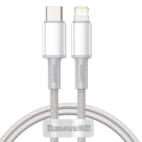 Kabel przewód USB-C / Typ-C - Lightning / iPhone 100cm Baseus CATLGD-02 z obsługą szybkiego ładowania 20W PD Kabel przewód USB-C / Typ-C - Lightning / iPhone 100cm Baseus CATLGD-02 z obsługą szybkiego ładowania 20W PD