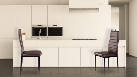 Krzesło krzesła zestaw 4 krzeseł do salonu jadalni Goodhome Krzesło krzesła zestaw 4 krzeseł do salonu jadalni Goodhome