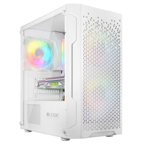 Obudowa LOGIC ARAMIS ARGB mATX/mITX Mini USB 3.0 Biała Obudowa LOGIC ARAMIS ARGB mATX/mITX Mini USB 3.0 Biała