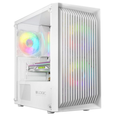 Obudowa LOGIC ATOS ARGB mATX/mITX Mini USB 3.0 Biała Obudowa LOGIC ATOS ARGB mATX/mITX Mini USB 3.0 Biała
