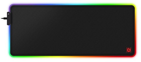 PODKŁADKA DEFENDER GAMING BLACK XXL LIGHT RGB 780x300x4mm PODKŁADKA DEFENDER GAMING BLACK XXL LIGHT RGB 780x300x4mm