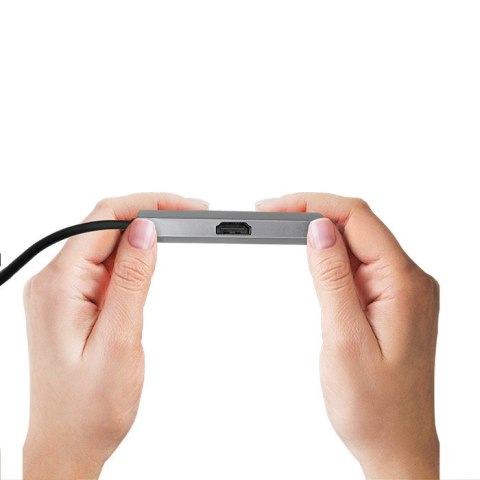Qoltec Adapter USB 3.1 C męski / HDMI żeński | VGA żeńskie Qoltec Adapter USB 3.1 C męski / HDMI żeński | VGA żeńskie