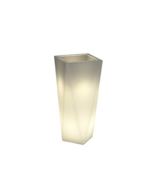 DESIGNERSKA DONICA MONUMO VASO BIAŁA Z OŚWIETLENIEM