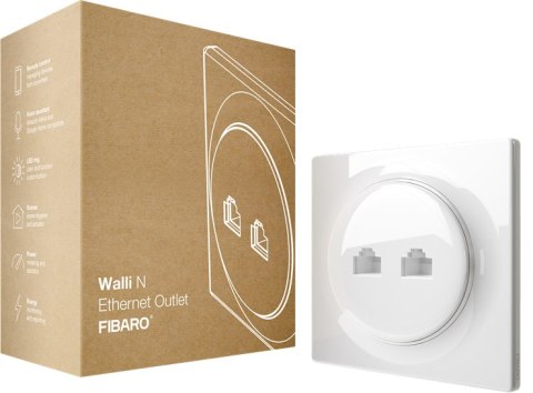 FIBARO WALLI N Ethernet Outlet | FGWEEU-021 FIBARO WALLI N Ethernet Outlet | FGWEEU-021