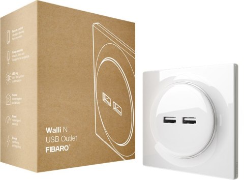 FIBARO WALLI N USB Outlet | FGWU-021 FIBARO WALLI N USB Outlet | FGWU-021