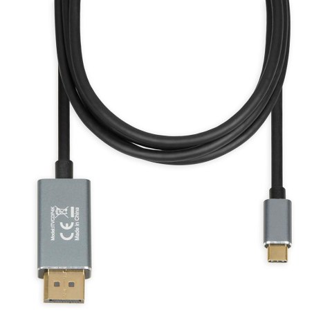 Kabel adapter iBOX ITVCDP4K USB-C do DisplayPort 1,8m Kabel adapter iBOX ITVCDP4K USB-C do DisplayPort 1,8m