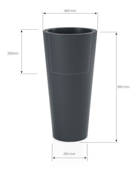 DESIGNERSKA DONICA MONUMO HABANA BIAŁA