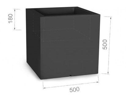 DESIGNERSKA DONICA MONUMO PIXEL POT ANTRACYT