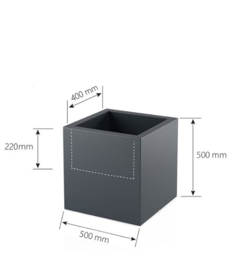 DESIGNERSKA DONICA MONUMO PIXEL POT BIAŁA