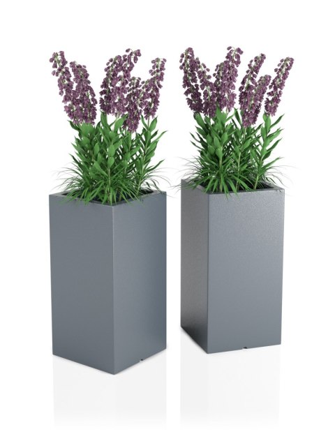 DESIGNERSKA DONICA MONUMO TOWER POT ANTRACYT