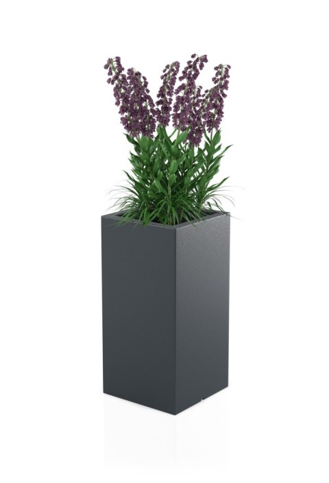 DESIGNERSKA DONICA MONUMO TOWER POT ANTRACYT