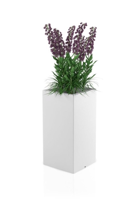 DESIGNERSKA DONICA MONUMO TOWER POT BIAŁA