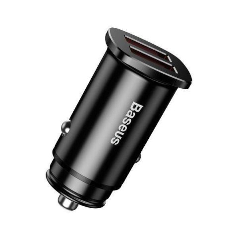 Ładowarka samochodowa Baseus Square CCALL-DS01 30W z dwoma gniazdami USB Quick Charge 3.0 Ładowarka samochodowa Baseus Square CCALL-DS01 30W z dwoma gniazdami USB Quick Charge 3.0