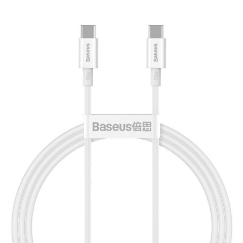 Kabel przewód USB-C PD 2.0 100cm Baseus Superior CATYS-B02 Quick Charge 3.0 5A z obsługą szybkiego ładowania 100W Kabel przewód USB-C PD 2.0 100cm Baseus Superior CATYS-B02 Quick Charge 3.0 5A z obsługą szybkiego ładowania 100W