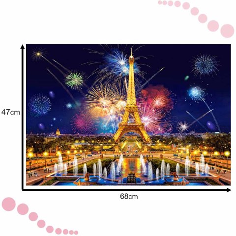 CASTORLAND Puzzle 1000el. Glamour of the Night, Paris - Fajerwerki nad Wieżą Eiffla CASTORLAND Puzzle 1000el. Glamour of the Night, Paris - Fajerwerki nad Wieżą Eiffla