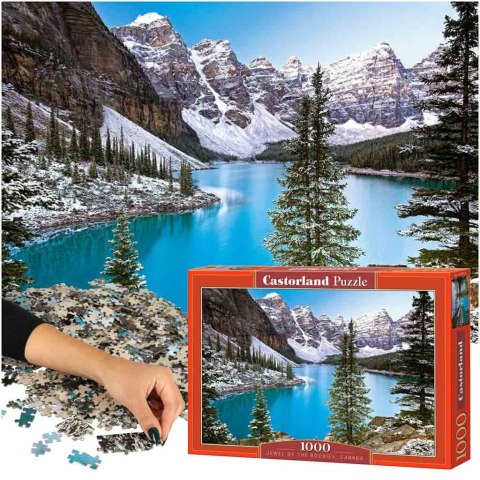 CASTORLAND Puzzle 1000el. Jewel of the Rockies, Canada - Kanadyjskie Jezioro CASTORLAND Puzzle 1000el. Jewel of the Rockies, Canada - Kanadyjskie Jezioro