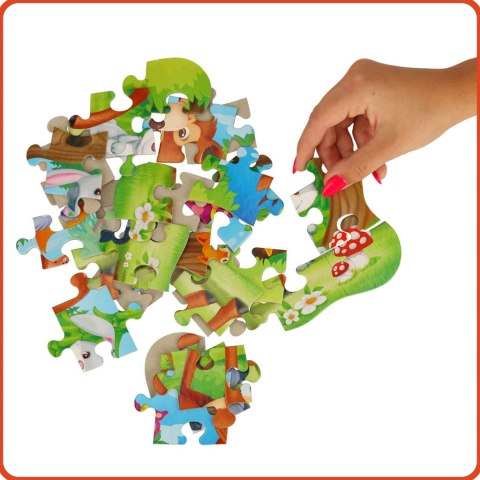CASTORLAND Puzzle 30 elementów A Deer and Friends - Leśne zwierzątka 4+ CASTORLAND Puzzle 30 elementów A Deer and Friends - Leśne zwierzątka 4+