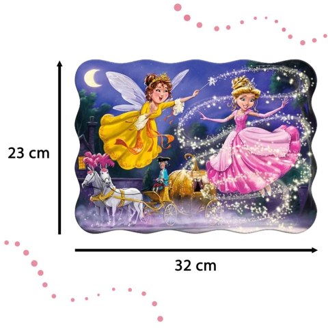 CASTORLAND Puzzle 30 elementów Cinderella - Kopciuszek 4+ CASTORLAND Puzzle 30 elementów Cinderella - Kopciuszek 4+