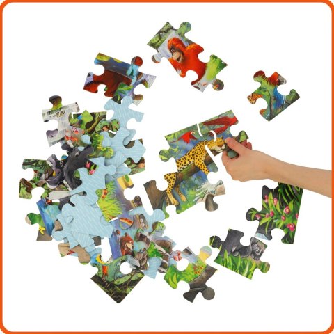 CASTORLAND Puzzle 40el. Maxi Jungle Animals - Zwierzęta z Dżungli CASTORLAND Puzzle 40el. Maxi Jungle Animals - Zwierzęta z Dżungli