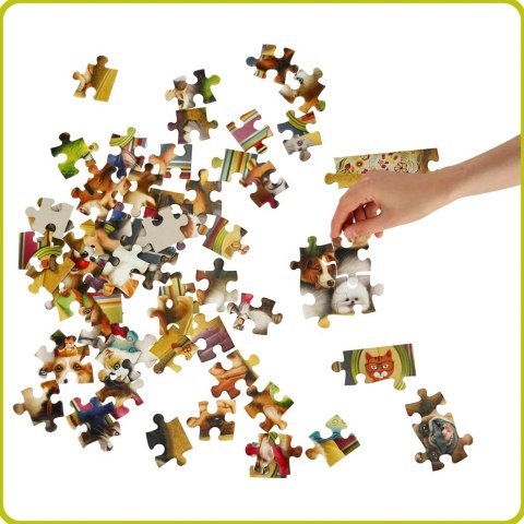 CASTORLAND Puzzle 70 elementów Playful Pets - Zabawne zwierzęta 5+