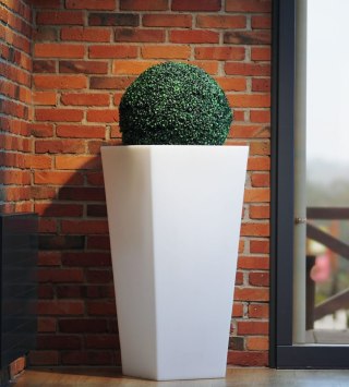 DESIGNERSKA DONICA MONUMO SLIM LINE M BIAŁA