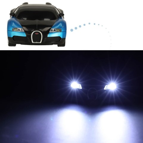 Samochód RC Bugatti Veyron licencja 1:24 niebieski Samochód RC Bugatti Veyron licencja 1:24 niebieski