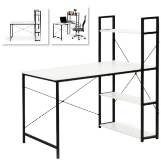 BIURKO KOMPUTEROWE BIUROWE STÓŁ + REGAŁ PÓŁKI LOFT