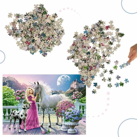 CASTROLAND Puzzle 300el. My Friend Unicorn - Mój przyjaciel Jednorożec