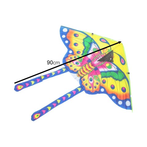 Latawiec duży 90cm motyl niebieski