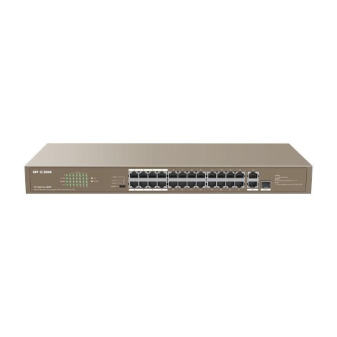 Switch niezarządzalny IP-COM F1126P-24-250W 24x 10/100 Mb/s 2x 10/100/1000 Mb/s 250W Switch niezarządzalny IP-COM F1126P-24-250W 24x 10/100 Mb/s 2x 10/100/1000 Mb/s 250W
