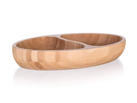Półmisek dzielony BRILLANTE Bamboo 24 x 13,5 x 4 cm