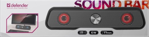 GŁOŚNIK DEFENDER SOUNDBAR Z1 6W LED USB GŁOŚNIK DEFENDER SOUNDBAR Z1 6W LED USB