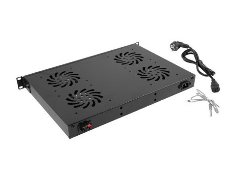 LANBERG PANEL WENTYLACYJNY 1U LCD 19" Z TERMOSTATEM 4 WENTYLATORY 230V AK-1503-B LANBERG PANEL WENTYLACYJNY 1U LCD 19" Z TERMOSTATEM 4 WENTYLATORY 230V AK-1503-B