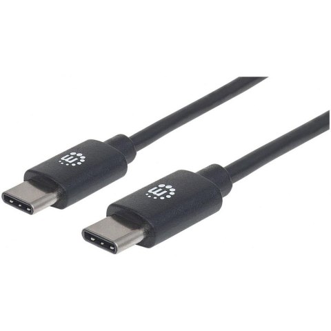 Kabel USB 2.0 Manhattan Typ-C M/M 1m 60W 3A PD QC 480Mbps 1m Kabel USB 2.0 Manhattan Typ-C M/M 1m 60W 3A PD QC 480Mbps 1m