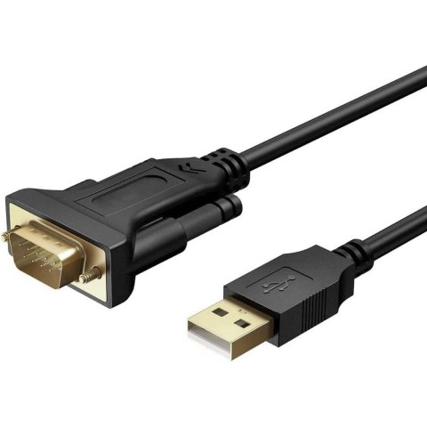Konwerter/Adapter Techly USB 2.0 na RS232/COM 1,5m czarny Konwerter/Adapter Techly USB 2.0 na RS232/COM 1,5m czarny