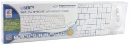 Zestaw klawiatura + mysz Esperanza EK122W (USB 2.0; kolor biały; laserowa) Zestaw klawiatura + mysz Esperanza EK122W (USB 2.0; kolor biały; laserowa)