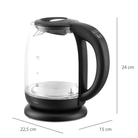 Czajnik ELDOM C510 czarny z regulacją temperatury 1,7 L Czajnik ELDOM C510 czarny z regulacją temperatury 1,7 L