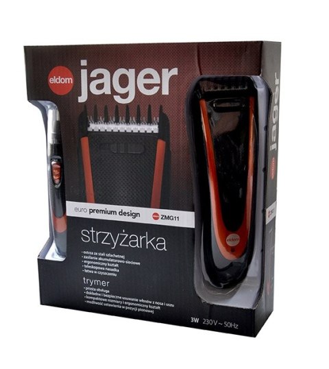 Maszynka do strzyżenia włosów + trymetr ELDOM ZMG11 razor Maszynka do strzyżenia włosów + trymetr ELDOM ZMG11 razor